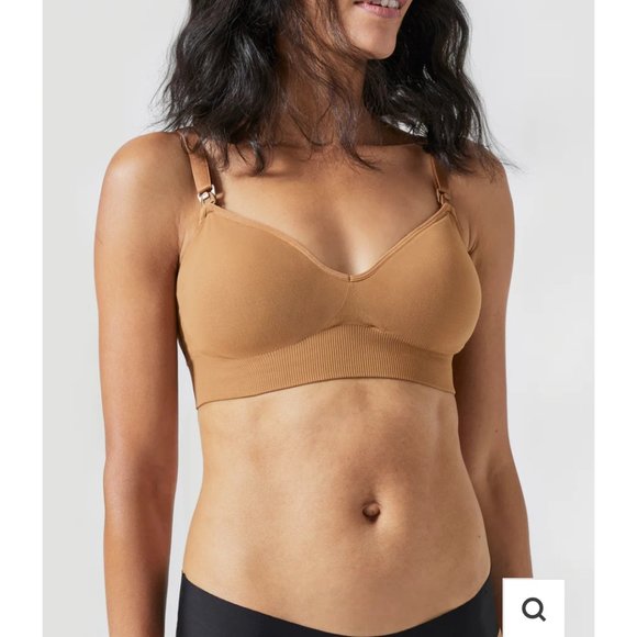 Blanqi like new maternity bra in deep tan - Picture 4 of 8